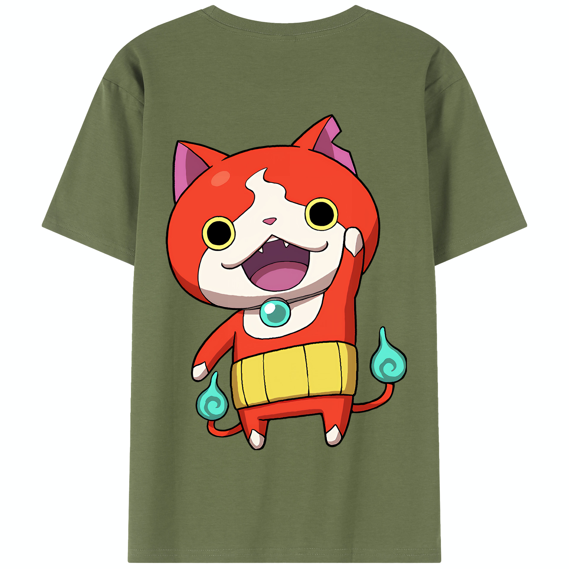（画像用） 妖怪ウォッチ Yo-kai Watch 綿100％半袖Tシャツ（背面プリント）